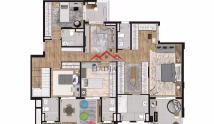 Cobertura triplex a venda Condomínio Alta Vista em Jundiaí
