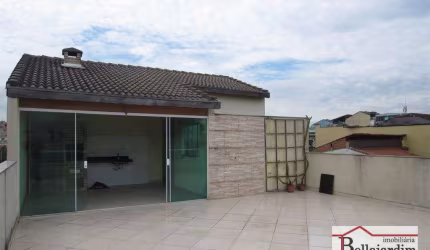Cobertura com 3 dormitórios à venda, 192 m² - Bairro Vila Camilópolis - Santo André/SP