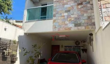 Sobrado com 3 dormitórios à venda, 101 m² - Vila Alzira - Santo André/SP