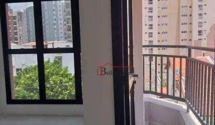 Apartamento com 1 dormitório à venda, 41 m² - Vila Valparaíso - Santo André/SP