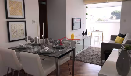 Apartamento com 2 dormitórios à venda, 60 m² - Bairro Campestre - Santo André/SP