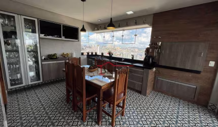 Cobertura com 4 dormitórios à venda, 192 m² - Bairro Vila Valparaíso - Santo André/SP