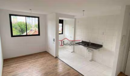 Apartamento com 2 dormitórios para alugar, 43 m² - Santa Maria - Santo André/SP