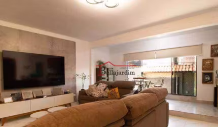 Sobrado com 3 dormitórios para alugar, 351 m² - Paraíso - Santo André/SP