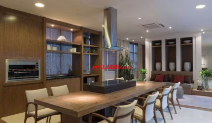 ** Apartamento Porteira Fechada (Mobiliado) com 136m² de Área Privativa - 2 Suítes com Living Ampliado (Planta Original 4 Dormitórios) com 2 Vagas **