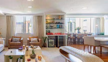 ##-Apartamento com 3 dormitórios à venda, 205 m² por R$ 4.350.000 - Vila Nova Conceição -