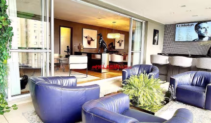 ##-Apartamento com 3 dormitórios e 5 banheiros à venda, 202 m² por R$ 3.150.000