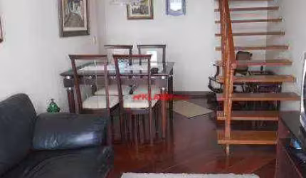 ##-Cobertura com 2 dormitórios à venda, 127 m² por R$ 990.000 - Bela Vista -