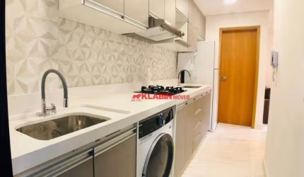 Apartamento com 1 dormitório para alugar, 38 m² por R$ 3.484,01/mês - Brooklin Paulista - São Paulo/SP