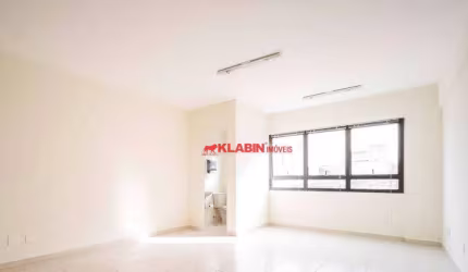 Sala comercial na Vila Mariana com 2 banheiros e 1 vaga de garagem
