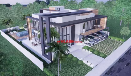CASA EM CONDOMÍNIO FECHADO.  BEIRA DA REPRESA JAGUARI - ALTO PADRÃO - 600m² - 5 SUÍTES - CONCEITO DIFERENCIADO