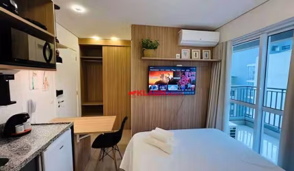 Studio com 25m² de Área Útil com ótima Localização na Bela Vista - São Paulo - Fácil Acesso ao Metrô e Transporte Público - Prédio com Lazer