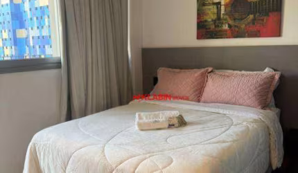 Studio com 1 dormitório para alugar, 28 m² por R$ 4.590,00/mês - Cerqueira César - São Paulo/SP