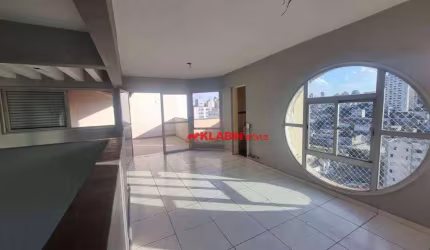 Cobertura Duplex de 2 Dormitórios com 2 Vagas de Garagem e 89.55m² de Área Útil - Piso Superior com Ampla Sala e Área Externa com Churrasqueira