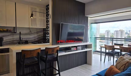 Excelente Apartamento Mobiliado com 61m² de Área Útil de 2 Dormitórios sendo 1 Suíte com 2 Vagas de Garagem - Empreendimento com Lazer Completíssimo!