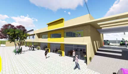 Centro comercial em Pinhais com 285,09m²