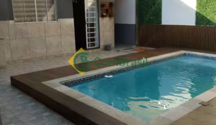 Casa térrea com 5 dormitórios e piscina, Cidade Jardim, Mogi das Cruzes