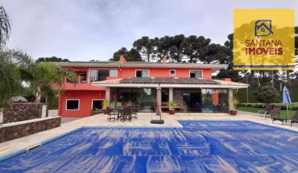 Chácara com 5 dormitórios à venda, 6200 m² por R$ 3.100.000,00 - Fazendinha - Campo Largo/PR
