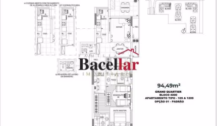 Apartamento com 3 quartos à venda na Rua Franz Weissman, Jacarepaguá, Rio de Janeiro, 95 m2 por R$ 1.209.941