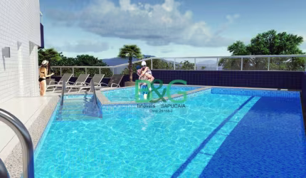 Apartamento à venda, 76 m² por R$ 545.000,00 - Caiçara - Praia Grande/SP