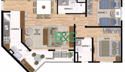 Apartamento à venda, 65 m² por R$ 624.000,00 - Vila Prudente (Zona Leste) - São Paulo/SP