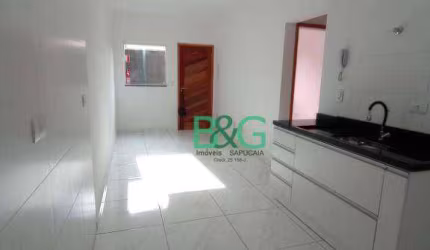 Casa com 2 dormitórios para alugar, 45 m² por R$ 1.530,00/mês - Parque Cruzeiro do Sul - São Paulo/SP