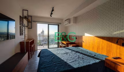 Studio com 1 dormitório para alugar, 28 m² por R$ 4.346,00/mês - Pinheiros - São Paulo/SP