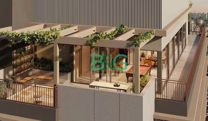 Apartamento com 2 dormitórios à venda, 39 m² por R$ 570.711,40 - Brooklin - São Paulo/SP