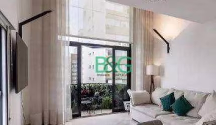 Apartamento Duplex com 1 dormitório à venda, 75 m² por R$ 1.290.000,00 - Jardim Paulista - São Paulo/SP