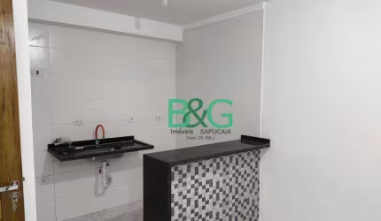 Apartamento com 1 dormitório para alugar, 34 m² por R$ 1.635/mês - Chcara Seis de Outubro - São Paulo/SP