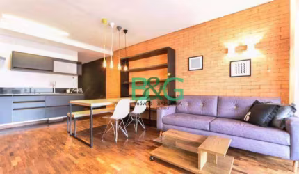 Apartamento com 1 dormitório à venda, 68 m² por R$ 1.424.000,00 - Vila Nova Conceição - São Paulo/SP