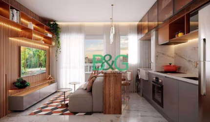 Studio com 1 dormitório à venda, 38 m² por R$ 441.832,70 - Vila Guarani (Zona Sul) - São Paulo/SP