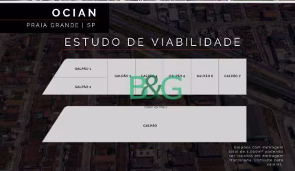Galpões logístico de 700 m2 cada - 5 unidades - Ocian