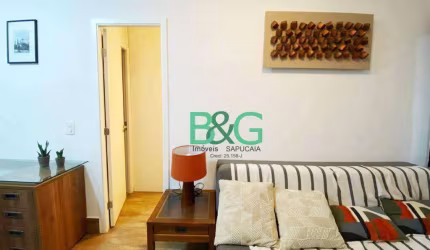 Apartamento com 1 dormitório para alugar, 42 m² por R$ 3.863,46/mês - Centro - São Paulo/SP