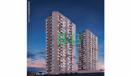 Apartamento com 2 dormitórios à venda, 37 m² por R$ 277.306,00 - Parque Bristol - São Paulo/SP