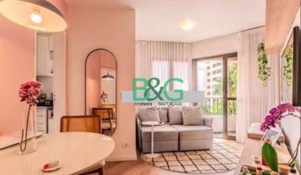 Apartamento com 1 dormitório, 37 m² - venda por R$ 630.000,00 ou aluguel por R$ 4.412,00/mês - Vila Nova Conceição - São Paulo/SP