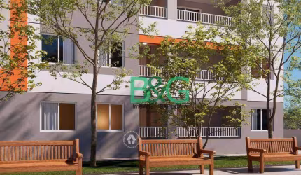 Apartamento com 2 dormitórios à venda, 35 m² por R$ 264.670,00 - Fazenda Caguaçu - São Paulo/SP