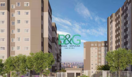 Apartamento com 2 dormitórios à venda, 31 m² por R$ 216.721,30 - Parque do Carmo - São Paulo/SP