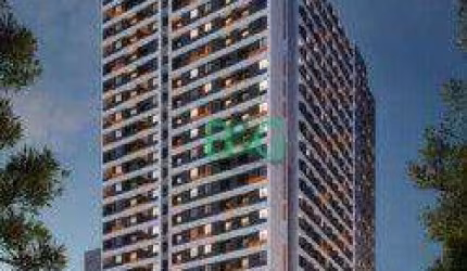 Studio com 2 dormitórios à venda, 36 m² por R$ 453.891,90 - Brooklin Paulista - São Paulo/SP