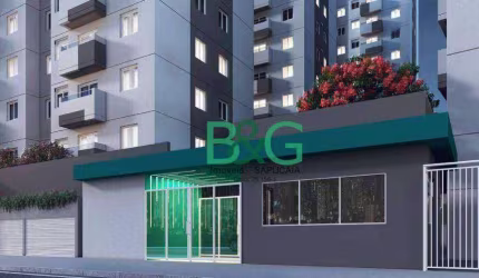Apartamento com 2 dormitórios à venda, 42 m² por R$ 343.401,36 - Jabaquara - Santos/SP