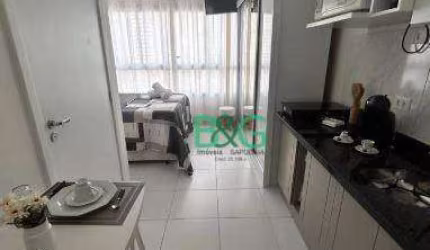 Studio com 1 dormitório para alugar, 21 m² por R$ 2.652,55/mês - Vila Firmiano Pinto - São Paulo/SP