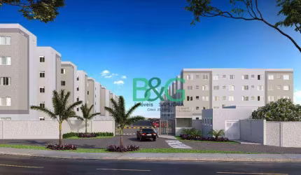 Apartamento com 2 dormitórios à venda, 40 m² por R$ 264.660,00 - Jaguari - Itaquaquecetuba/SP