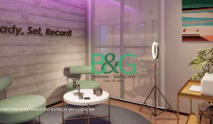 Studio com 2 dormitórios à venda, 24 m² por R$ 304.344,81 - Vila Clementino - São Paulo/SP
