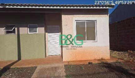 Casa com 2 dormitórios à venda, 43 m² por R$ 112.671,32 - Jardim Itamaraty - Ourinhos/SP