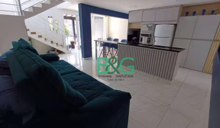 Sobrado com 3 dormitórios à venda, 262 m² por R$ 556.000,00 - Jardim Quietude - Praia Grande/SP