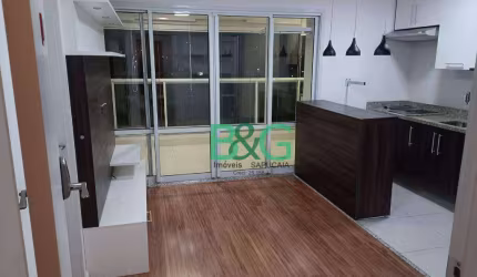 Apartamento com 1 dormitório, 43 m² - venda por R$ 565.000 ou aluguel por R$ 3.839/mês - Campo Belo - São Paulo/SP