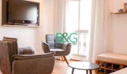 Apartamento com 1 dormitório à venda, 57 m² por R$ 509.000,00 - Campo Belo - São Paulo/SP