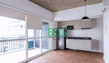 Apartamento com 1 dormitório para alugar, 61 m² por R$ 6.949,00/mês - Berrini - São Paulo/SP