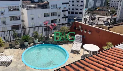 Cobertura com 4 dormitórios à venda, 260 m² por R$ 850.000,00 - Vila Luis Antônio - Guarujá/SP