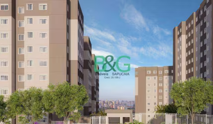 Apartamento com 2 dormitórios à venda, 32 m² por R$ 192.467,00 - Parque do Carmo - São Paulo/SP